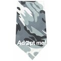 Unconditional Love Adopt Me Screen Print BandanaGrey Camo UN823678